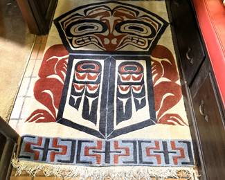 WOOL RUG 3'2" X 4'