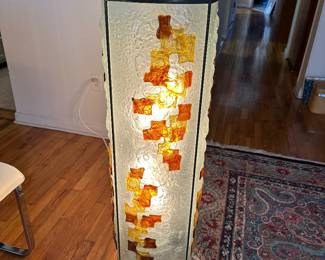 Murano floor lamp associated with AV Mazzega design