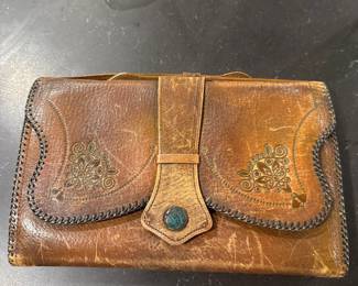 Vintage leather purse