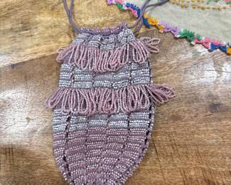 Antique 1920s beaded purse
