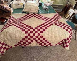 1920-30s Irish Chain Quilt