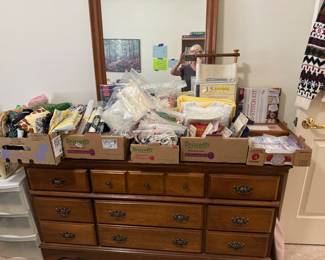 Tons of Cross Stitch and Sewing