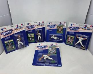 8 1989KennerStartingLineupSeattleMarinersFactorySealedFigures