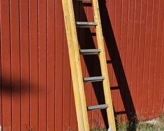 178 BellSystemYellowFiberglass12ExtensionLadder