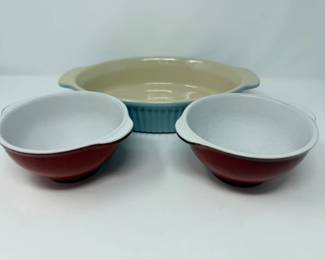 13 2EmileHenrySouffleBowlsVintageKitchenBaker