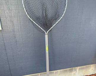 176 VintageEdCumingsOctagonalTelescopingFishingLandingNetAluminum