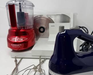 29 3PieceApplianceLotCuisinartKrupsKitchenAid