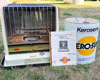 165 KeroSunRadiant10PortableKeroseneHeaterwithManual