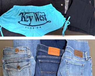 212 MixedLotofModernCasualCargoLinenandDenimPants