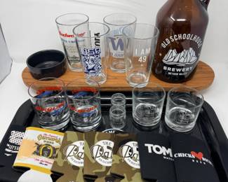 23 OldSchoolhouseBreweryBrandedHomeBarGlasswareBundle
