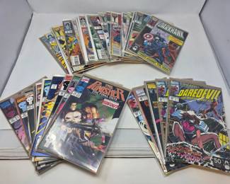 96 DaredevilDarkhawkThePunisherComicLot48Books