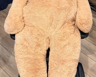 36 LookOurWayAdultPlushTeddyBearCostumeZipBackMeshEyes