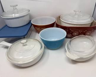 111 VintagePyrexandCorningWareBakewareCollection