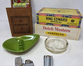 171 7VintageMidCenturyModernTobaccianaSmokingCollectibles