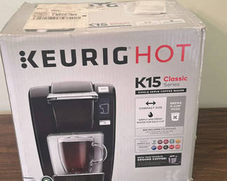 Lot 3: Keurig K15 Classic Series Single Serve Coffee Maker