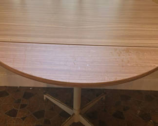 Lot 11: Woodgrain Folding Drop-Leaf Table