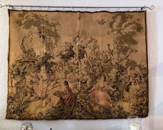 Antique French tapestry 