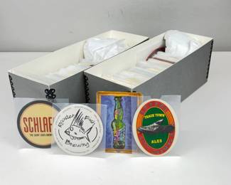 Lot C150 Vintage Beer Coaster Collection Assorted Breweries, Letters R