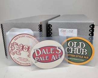 Lot C145 Vintage Beer Coaster Collection Assorted Breweries, Letter O