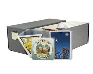 Lot C117 Vintage Beer Coaster Collection Assorted Breweries, Small Lot