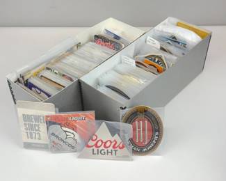 Lot C121 Two Boxes Vintage COORS Beer Coaster Collection