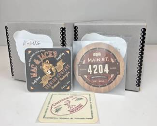 Lot C141 Vintage Beer Coaster Collection Assorted Breweries, Letter M