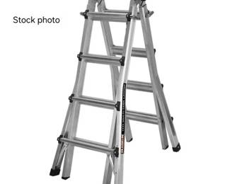 Lot C94 Franklin 17 Aluminum MultiTask Folding Ladder