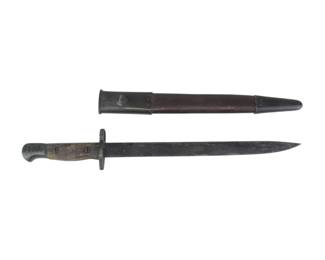 Lot C182 Indian No. 1 Mk II LeeEnfield Bayonet with Scabbard, Crown