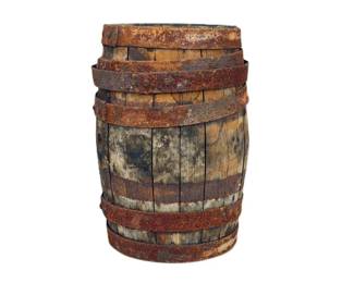Lot C59 Stranahans Colorado Whiskey Barrel with Handwritten Date and