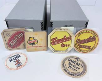 Lot C131 Vintage Beer Coaster Collection Assorted Breweries, Small Lot