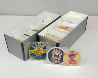 Lot C139 Vintage Beer Coaster Collection Assorted Breweries, Letter L