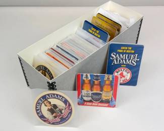 Lot C151 Vintage Beer Coaster Collection Assorted Samuel Adams