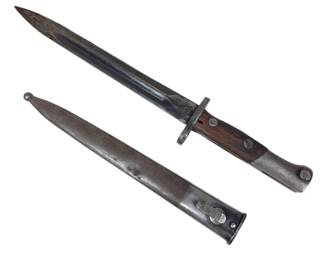 Lot C180 Yugoslav M1948 Mauser Bayonet, Preduzece 44 Marked, with Scabbard