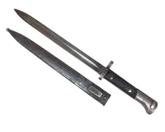 Lot C174 Likely German S9805 Bayonet with Scabbard