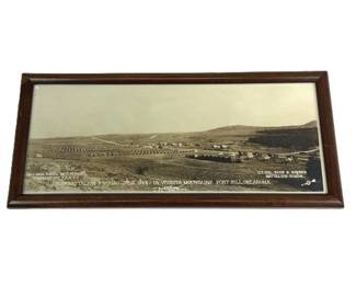 Lot C68 1944 Panoramic Photograph, 30th Battalion Bivouac, Fort Sill