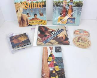 Lot C160 Vintage Beer Coaster Collection Assorted Oversized Breweries