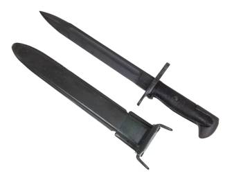 Lot C178 Taiwanese M1 GarandPattern Bayonet, Marked 606 KS, with