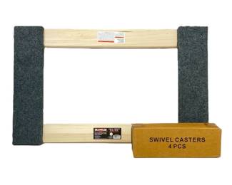 Lot C89 Franklin 1,000lb. Hardwood Movers Dolly with Four Swivel Casters