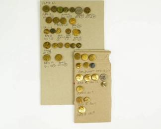 Lot C106 Assorted Vintage Workwear and Overall Buttons