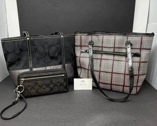 Authenticated Coach Bag 3 Pc Lot