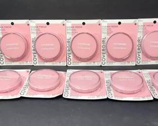 CoverGirl Clean Fresh Healthy Look Pressed Powder 220 Deep Fonce 10 New Sealed LotC