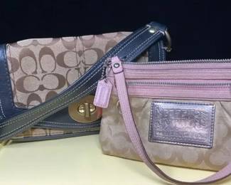 Two Small Coach Bags