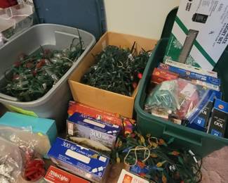 Christmas lights new and used