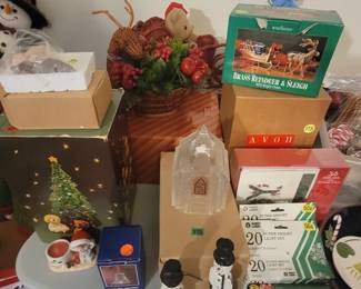 Avon Christmas items