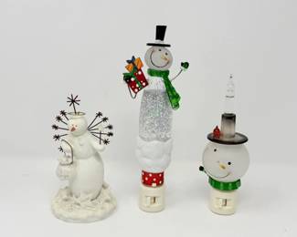 151 TinyBlessingsSnowmanFigurineNightLightSet