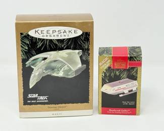 165 HallmarkStarTrekRomulanWarbirdGalileoOrnaments