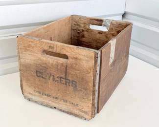 36 VintageClymersWoodenCrate