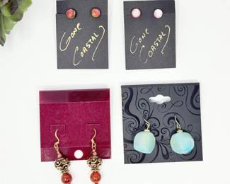 181 MixedSetofFourArtisanEarrings