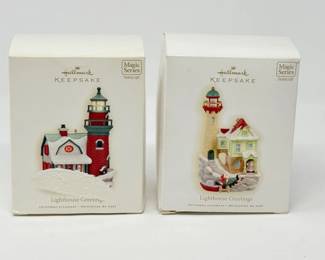 114 HallmarkKeepsakeMagicSeriesLighthouseGreetingsOrnaments