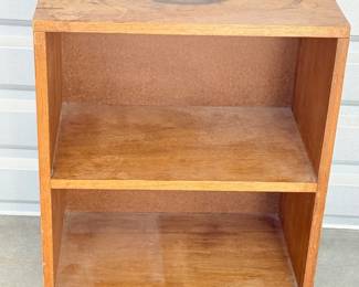87 TwoShelfWoodenBookcase